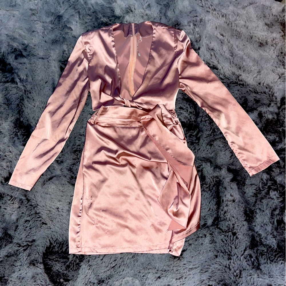 Pink Silky Dress